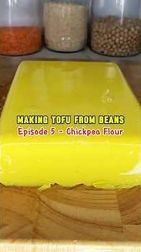 Chickpea tofu - Made from chickpea flour, soy free!