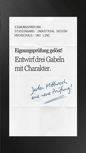 Industrial Design Aptitude Test: Three Forks with Character | Portfolio Course | Akademie Ruhr