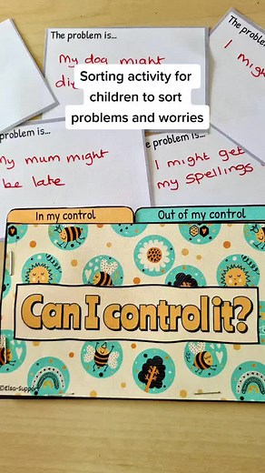 Helping Children Manage Anxiety with Sorting Activities