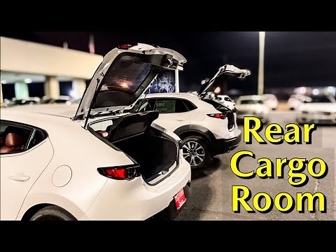 Rear Cargo Space | 2021 Mazda CX-30 vs 2021 Mazda3 Hatchback