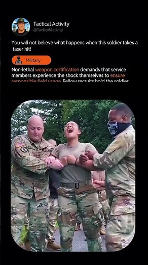 Military Taser Certification Test