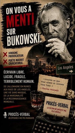 On vous a menti sur Bukowski. #bukowski #littérature #podcast