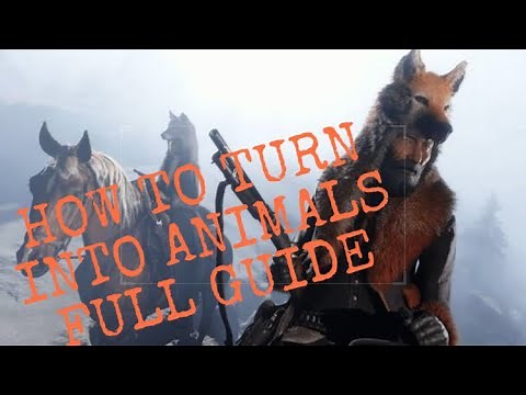 Red Dead Online how to turn into animals full guide | RDR2
