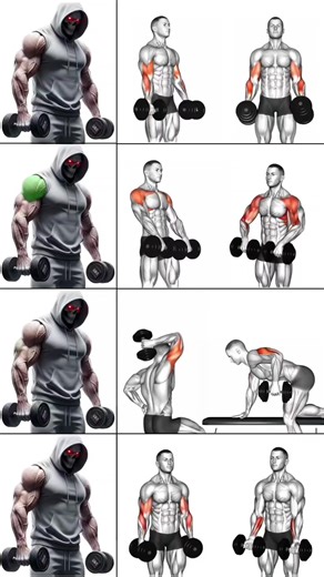 Full Arm Workout with Dumbbells 💪 #ArmWorkout #DumbbellWorkout #Biceps #Triceps #HomeWorkout