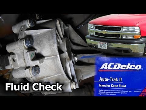 HOW TO Transfer Case Fluid Check Tahoe Suburban Silverado Auto-Trak