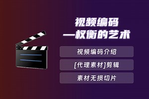 权衡的艺术——视频编码及其在直播、剪辑流程中的运用 · 无损切片 · 代理素材