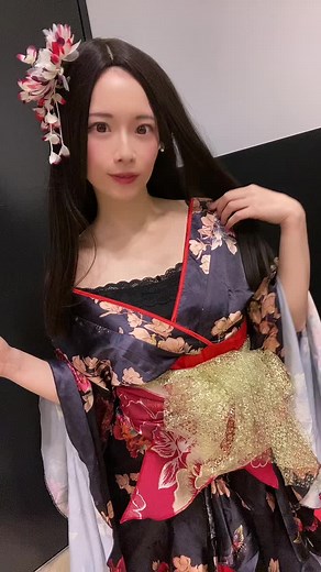 ゲーム是非！やってくださいね🎮 #成り上がり #cosplay #花魁