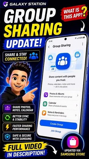 Samsung Group Sharing — What Does It Do? 🤔
