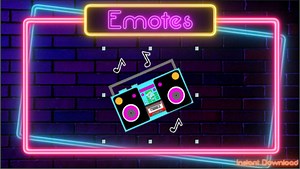 80s BOOMBOX ANIMATED EMOTE - Twitch Youtube Streamer Animated Emote .gif - Etsy