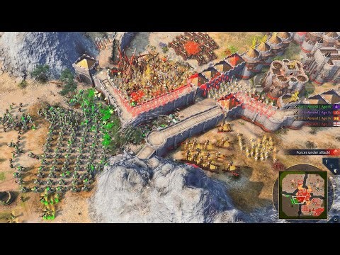 The Most Insane English Turtle vs 3 Civs | AoE4