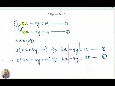 CSEC Maths Paper 2: Simultaneous Equations Part 2 PPQ