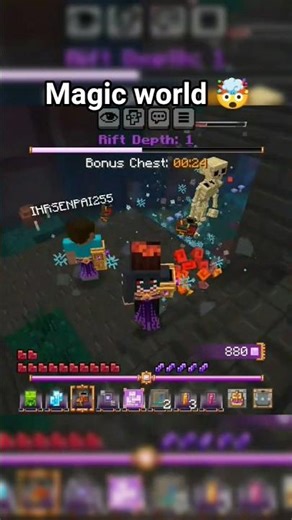 Magical World Travel in Minecraft 🥵 | How Can I Survive? 😱 #minecraft