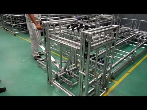 Karakuri Flow Rack System | Gravity Material Flow Solution for Lean Manufacturing