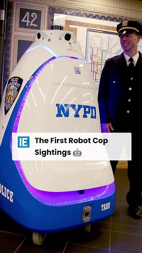 The NYPD has introduced the K5 Autonomous Security Robot and they are now roaming the subway stations of New York. #NYPD #K5 #AutonomousSecurityRobot #SubwayStations #NewYork