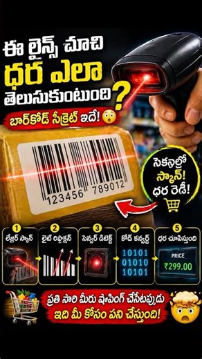 How Do Barcode Scanners Read Prices Instantly? 😳