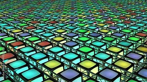 Stage Lights. Green screen background. 3d Rendering. Virtual set studio for chroma footage. wherever you want it, With a simple setup, a few square feet of space, and Virtual Set. you can transform a