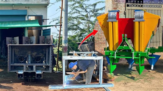 Potato Planter Machine production process || How Potato Planter Machine are Made for Agriculture | HD Channel