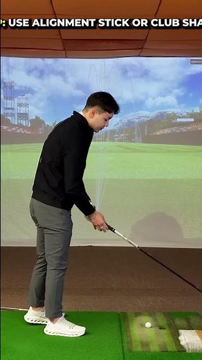 Master Your Golf Swing: Alignment Stick Secrets Revealed! #shorts