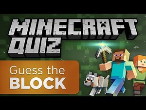 Minecraft Quiz! - Can You Guess the Block?