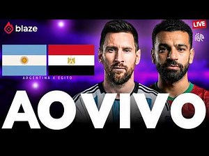 🔥 ARGENTINA X EGITO | JOGO AO VIVO DA COPA DO MUNDO 2026