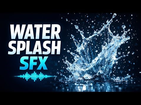 Realistic Water Splash SFX Pack – Free Sound Effects for Video
