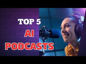 Top 5 AI Podcasts You NEED to Listen to in 2023! 🤖🎧