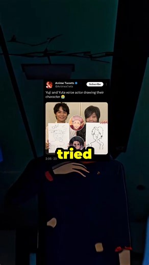 JJK Voice Actors Try Drawing... It's actually Insane 💀 #shorts #jjk #gojo