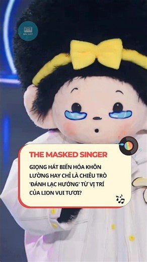 Dứ đoán danh tính ca sĩ đứng sau Mascot Khỉ Xù Mì #themaskedsinger #amnhac