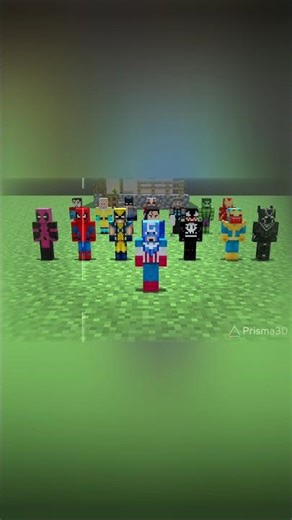 Minecraft Alex Joins THE AVENGERS! 🏹💥 (Prisma3D Animation) #minecraft_#shorts