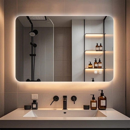 Reviews for 24 in. W x 36 in. H Rectangular Frameless LED Adjustable Backlit Anti-Fog Wall Mirror Bathroom Vanity Mirror | Pg 1 - The Home Depot