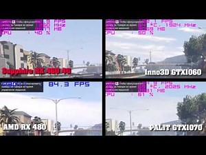 Radeon RX 460 vs GTX 1060 in Games