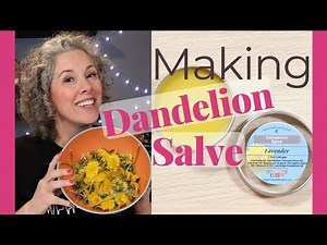 Making Dandelion Salve with Fresh Picked Dandelions | How to Make an Oil Infusion | With Recipe!