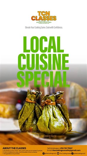 0783711667 whatsap to book a slot for our next cooking class