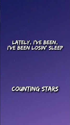 OneRepublic - Counting Stars (Lyrics) |The Music Box|