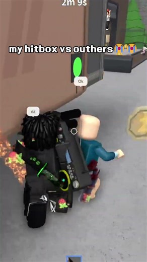 THEIR HITBOX VS MINE 😭💀 (MM2)