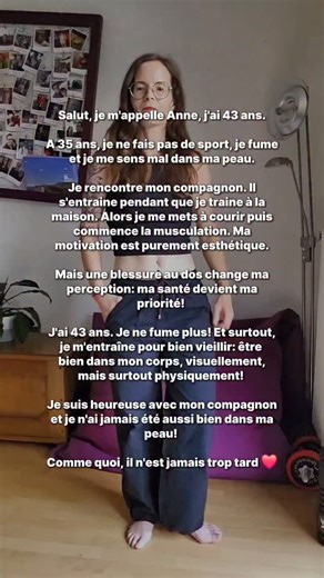 Il est temps de se présenter à nouveau ! Tu t’imagines qu'une coach de sport est forcément accro au sport depuis toujours! 🤣 Comment dire que pour moi, c'est tout l'inverse! 👉Et toi, accro au sport depuis toujours? Si on avait dit à la flemmarde non sportive que j’étais que je deviendrais coach sportive j’aurais sûrement beaucoup ri. Comme quoi… J'ai toujours eu des jobs de bureau - j'étais donc tout le temps assise - et il m'arrivait de prendre le bus pour faire 3 arrêts. 🤦🏻‍♀️ Aujourd’hui,