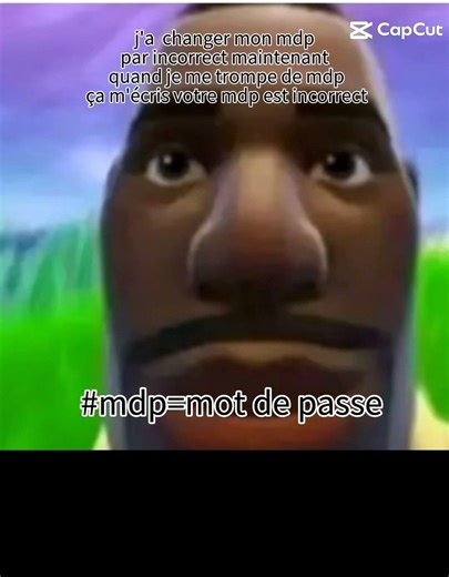 Pov mon nouveaux mot de passe