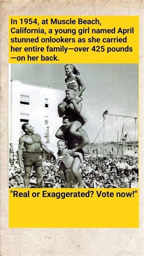 The 425lb Girl Who Shocked Muscle Beach - Forgotten Strength Legend! 💪😲