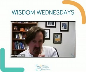 Eye problems are relatively common in people with MS and include blurred vision. However, Dr. Ben Thrower, our Senior Medical Advisor, points out that what you may be experiencing may not be directly related to your condition. Furthermore, he breaks down where the medical field is in terms of treatments and what the future holds for vision repair in this week's Wisdom Wednesdays. | Multiple Sclerosis Foundation | Facebook
