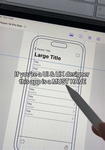 If you’re a UI/UX designer, then Mockup - UI/UX Design is a MUST HAVE 🤩🔥 Download from the link in bio and experience the BEST app to sketch, wireframe, & prototype your app and web ideas. 🤩 #uiux #uiuxdesigner #process #appdesign #webdesign