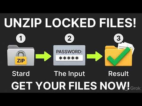 How to Extract Password Protected ZIP Files in Windows 11 or 10 | GearUpWindows Tutorial