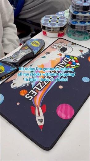 solving 11 clocks without stopping! #shorts #fyp #viral