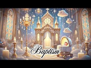 🎵 1h30 of Baptism Ambiance Music with Church Background Image 🕊️✨