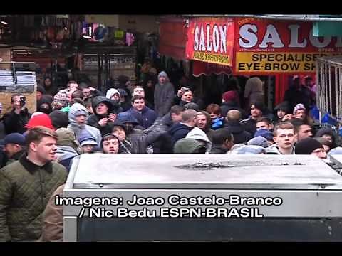 West Ham X Milwall Green Street Fruit market battle!