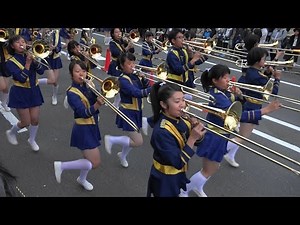 光のアートフェスタin 山科 オープニングパレード 京都橘高校吹奏楽部 Kyoto Tachibana SHS Band