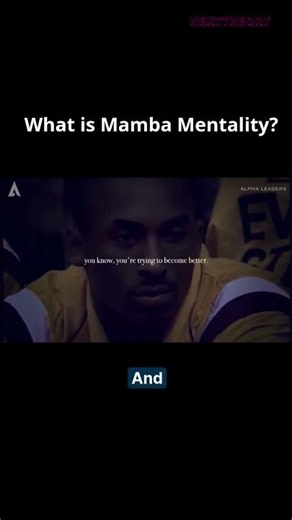 The Real Definition of Mamba Mentality. #discipline #podcast #fyp #kobebryant #mindset #shorts