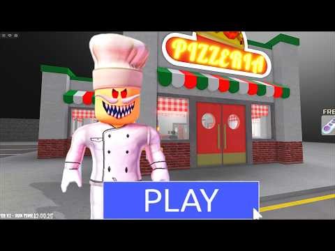 Escape Papa Pizza's Pizzeria! SCARY OBBY roblox! Gameplay Walkthrough No Death 4K