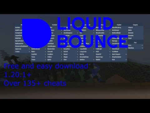 Minecraft LiquidBounce HACKED CLIENT 1.20.1+ (FREE AND EASY DOWNLOAD)