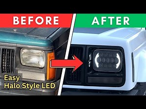 DIY - How to Install Halo LED Headlights Into Any Car/Truck! (DRL Explained)