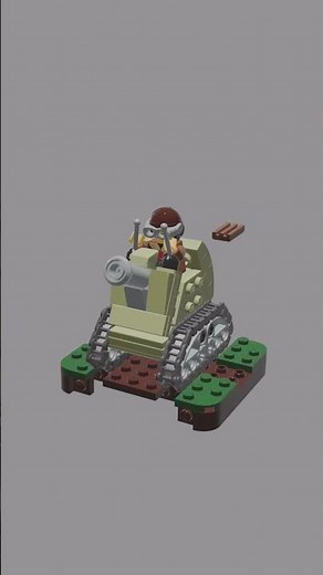 LEGO Mini Tank Build – Tiny but Mighty!